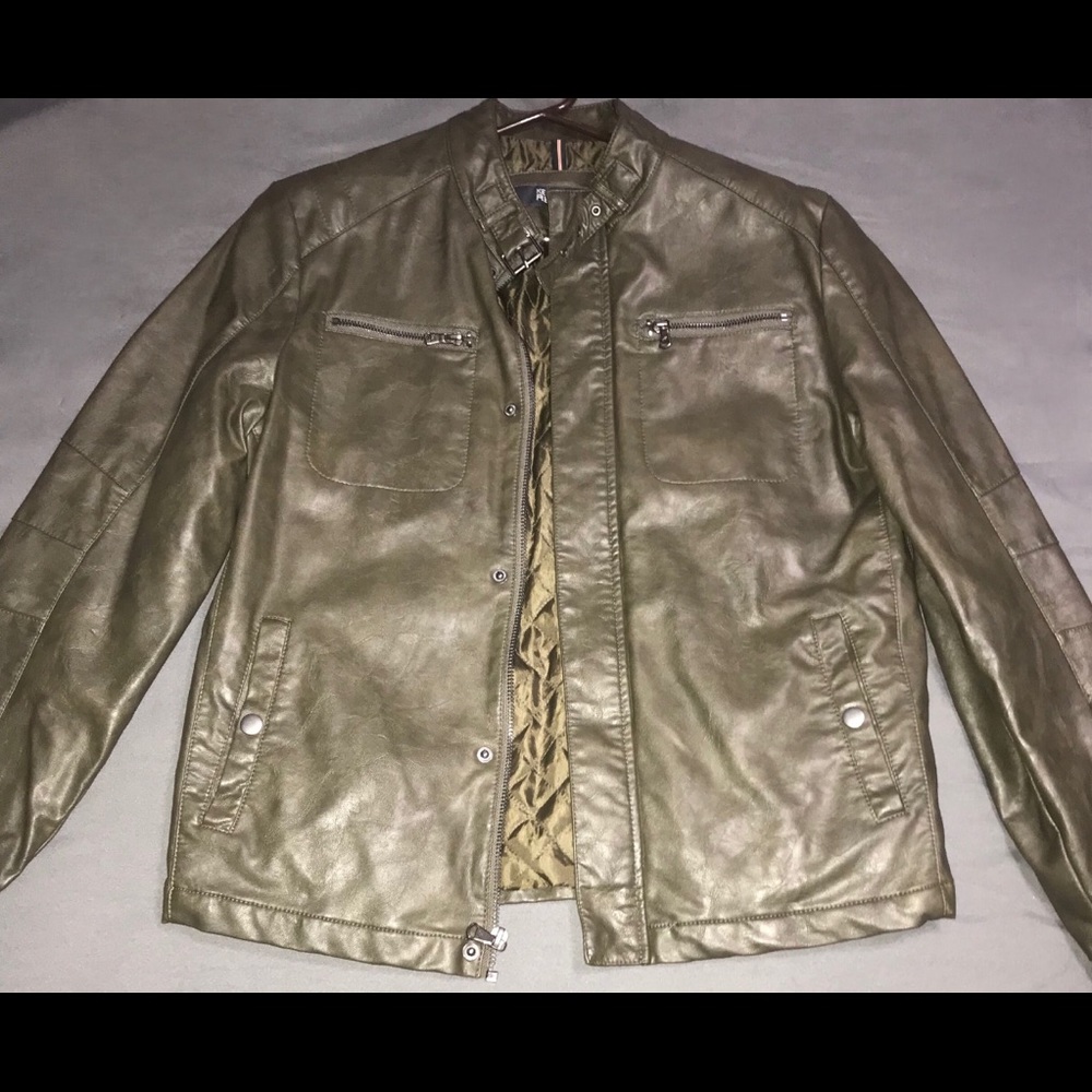 Men’s Kenneth Cole Reaction Faux-Leather Jacket